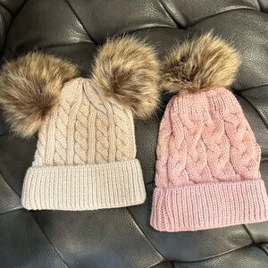 2 Beanies 12 months